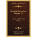 Readings In Ancient History V2: Rome And The West (1912)