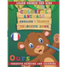 Colorful Animals English - French Coloring Book. Learn French for Kids. Creative Painting and Learning.