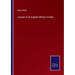 Journal of an English Officer in India