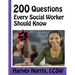 200 Questions Every Social Worker Should Know: Lcsw Exam Preparation Guide