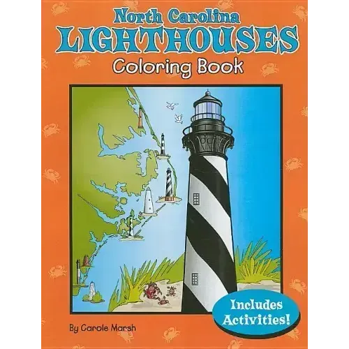 North Carolina Lighthouses Coloring Book