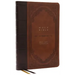KJV Holy Bible: Giant Print Thinline Bible, Brown Leathersoft, Red Letter, Comfort Print (Thumb Indexed): King James Version (Vintage Series)