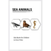 Sea Animals: Montessori real Sea Animals book, bits of intelligence for baby and toddler, children's book, learning resources.