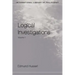 Logical Investigations Volume 1