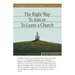 The Right Way To Join or To Leave a Church Study Guide