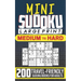 Mini Sudoku Books for Adults: Large Print, Travel-Friendly Edition with 200 Medium to Hard Sudoku Puzzles