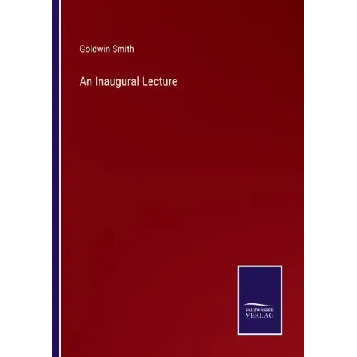 An Inaugural Lecture