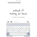 instead of texting you back