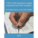 CSP EXAM Equations simply explained and with examples