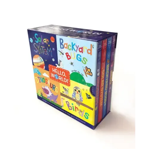 Hello, World! Boxed Set: Solar System; Dinosaurs; Backyard Birds; Bugs