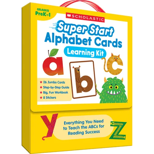 Super Start Alphabet Cards Learning Kit: Everything You Need to Teach the ABCs for Reading Success