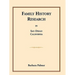Family History Research in San Diego, California