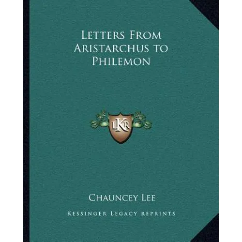 Letters From Aristarchus to Philemon