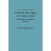 Index of the Source Records of Maryland: Genealogical, Biographical, Historical