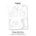 Vintage White Roses Stationery Paper: Cute Letter Writing Paper for Home, Office, 25 Count, Floral Print