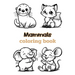 Mammals coloring book: Children's coloring pages + word search puzzles