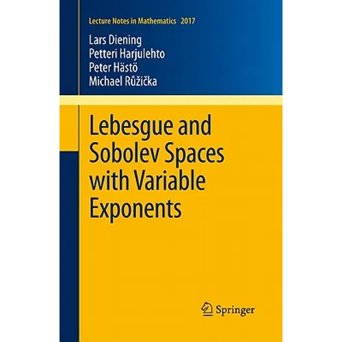 Lebesgue and Sobolev Spaces with Variable Exponents