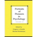 Portraits of Pioneers in Psychology: Volume IV