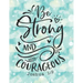 prayer journal, color and write: be strong and courageous Christian prayer daily diary Christian coloring book