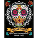 Sugar Skull: black page adult coloring books at midnight Version ( Dia De Los Muertos, Skull Coloring Book for Adults, Relaxation & Meditation )