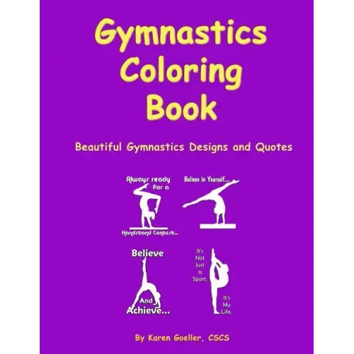 Gymnastics Coloring Book