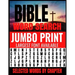 Bible Word Search Jumbo Print: Largest Font Available - Extra Easy on the Eyes - Themed by Selected Chapters - Challenging and Relaxing Puzzles Provi