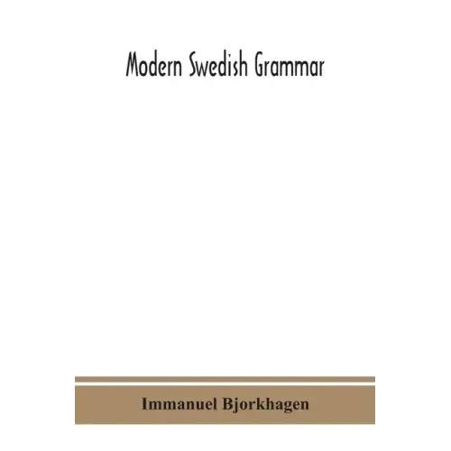Modern Swedish grammar