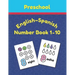 Preschool English - Spanish Number Book 1 - 10: Toddler Counting Coloring Book