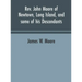 Rev. John Moore of Newtown, Long Island, and some of his descendants