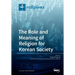 The Role and Meaning of Religion for Korean Society