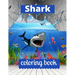 Shark coloring book: A coloring book for adults and kids sea Shark image design paperback