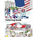 USA Coloring Book: Adult Colouring Fun, Stress Relief Relaxation and Escape