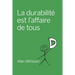 La durabilité est l'affaire de tous