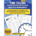 Basic Time Telling - Introducing Hours and Half Hours - Practice Worksheets Workbook With Answers: Daily Practice Guide for Elementary Students