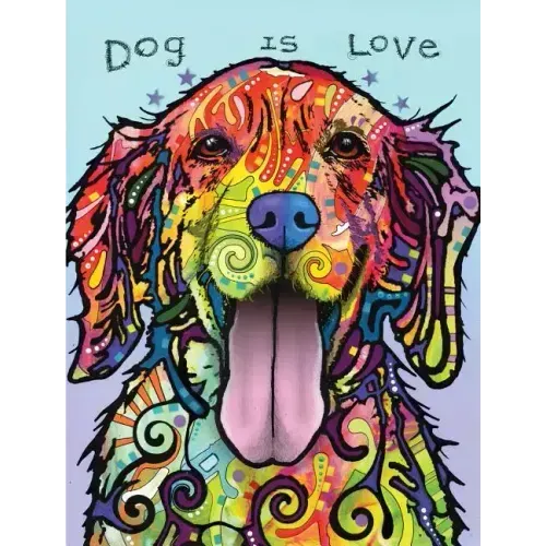 Dean Russo Dog Is Love Journal: Lined Journal
