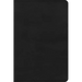 CSB Large Print Compact Reference Bible, Black Leathertouch
