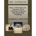 Byrd V. McCready U.S. Supreme Court Transcript of Record with Supporting Pleadings