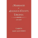 Marriages of Loudoun County, Virginia, 1757-1853