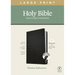 NLT Large Print Thinline Reference Bible, Filament Enabled Edition (Red Letter, Leatherlike, Black, Indexed)