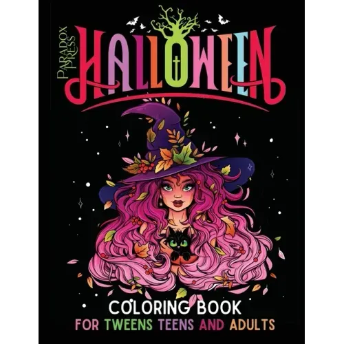Halloween Coloring Book For Tweens Teens And Adults: Ideal gift idea. One sided pages - cutout and laminate for wall art and placemats.