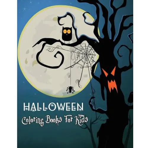 Halloween Coloring Books For Kids: 100 Pages