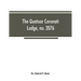 The Quatuor Coronati Lodge, no.2076, of ancient, free and accepted masons, London