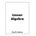 Linear Algebra: Finite-Dimensional Vector Spaces