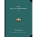 The History of Jewish Literature V1
