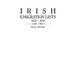 Irish Emigration Lists, 1833-1839