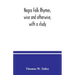 Negro folk rhymes, wise and otherwise, with a study