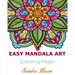 Easy Mandala Art Coloring Pages