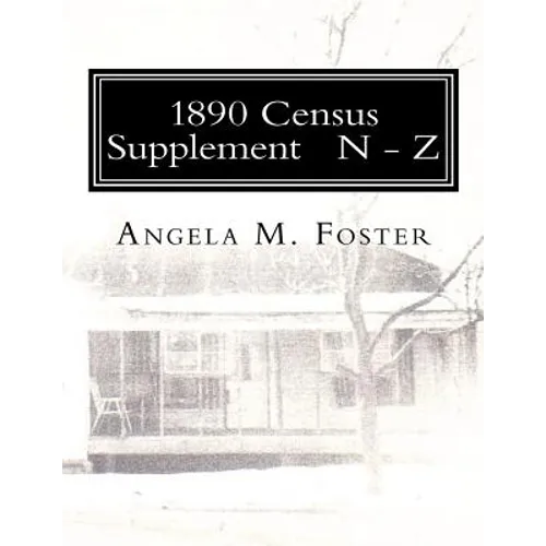1890 Census Supplement N - Z