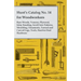 Hunt's Catalog No. 14 for Woodworkers - Rare Woods, Veneers, Plywood, Inlay Banding, Scroll Saw Patterns, Moulding, Ornaments, Turned and Carved Legs,