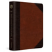 ESV Single Column Journaling Bible (Trutone, Brown/Cordovan, Portfolio Design)